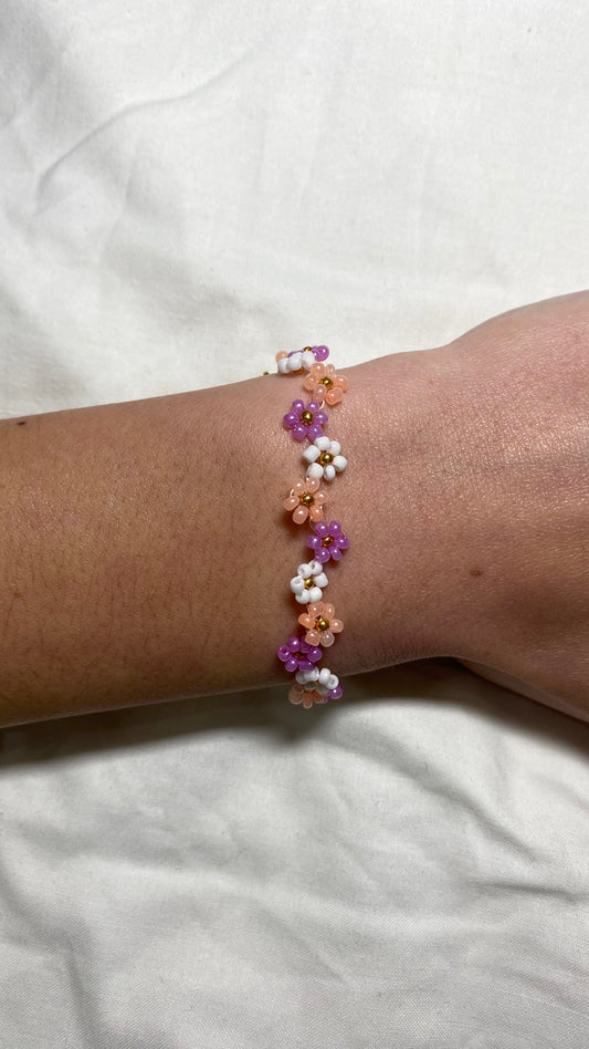 ZigZag flower bracelet